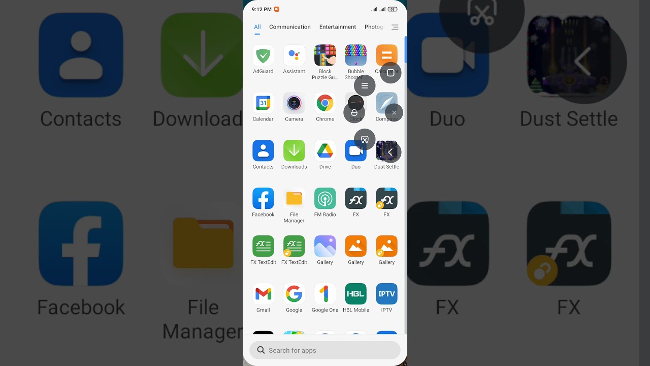 Quick Ball Option In Redmi Note 10 | Xiaomi
