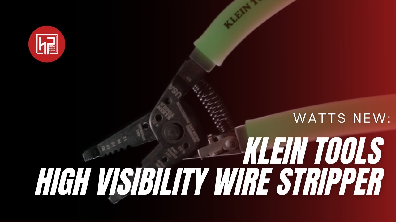 Watts New: High Visibility Wire Stripper by Klein Tools