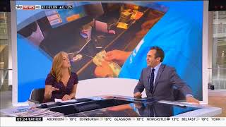 News Presenter Sarah Jane Mee Showing Cleavage 20170824