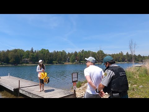 ARRESTED while fishing in Tobermory, Ontario, Canada — YIKES!!!