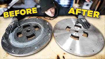 Can I Turn This Wobbly Flywheel Straight? - DAY 7,8,9 - Marble Machine Flywheel Prototype