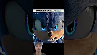 Sonic running on water 🤯🥶 | Sonic The hedgehog | Sonic 2 | Matushka ultra funk #sonic #shorts