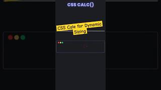 How to Use CSS Cale for dynamic sizing #htmlfullcourse #htmlfulltutorial #javascript #htmlcss #code