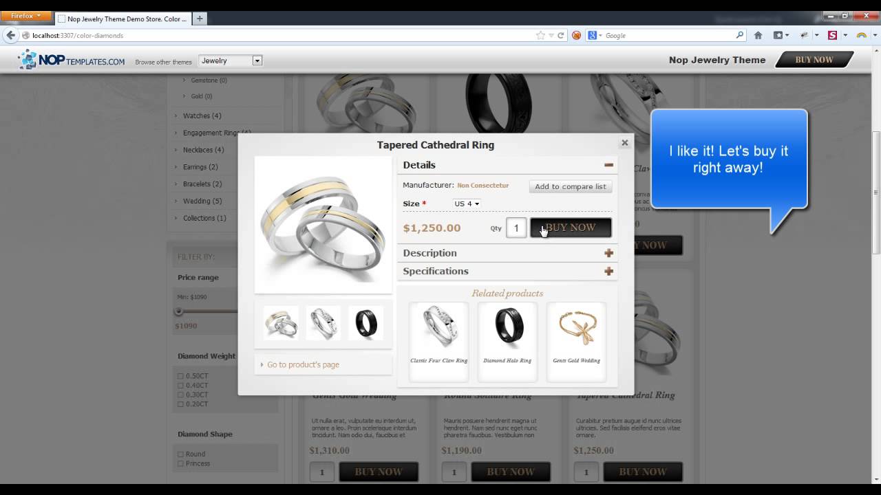 Quick View plugin for nopCommerce - YouTube