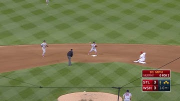 STL@WSH: Wainwright escapes bases-loaded jam with DP