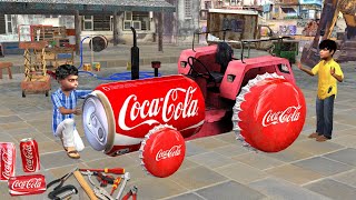 Coca Cola Cup Wheel Tractor Desi Jugad Khilona Hindi Kahani Moral Stories New Funny Comedy Video
