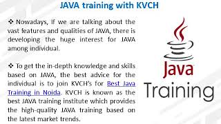 Best Java Training in Noida