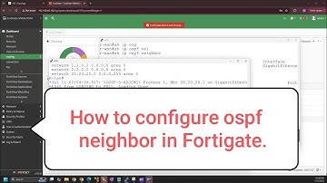 Day 5 |  OSPF configuration on Fortigate Firewall | How to configure OSPF on Fortinet Firewall