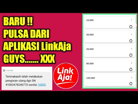 Wow Cara Mendapatkan Pulsa Di Aplikasi Linkaja Guys Youtube
