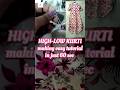 trendy design kurti making in just 60 sec.#fashion #shorts