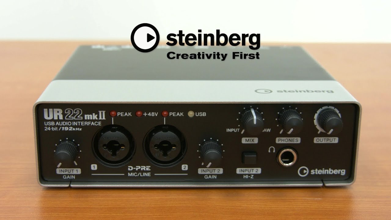 Steinberg UR22 MkII USB Audio Interface Gear4music YouTube