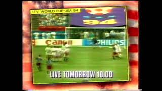 ITV world cup 94 continuity