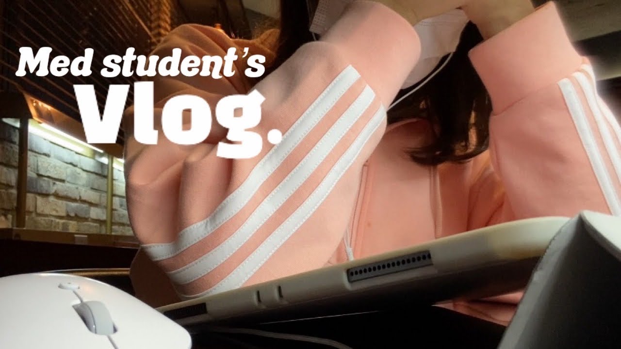 (eng)의대생vlog | 또 다가오는 중간고사 일주일 전의 일상