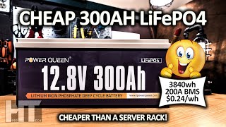 Power Queen 12v 300Ah LiFePO4 200A BMS Lithium Battery Review