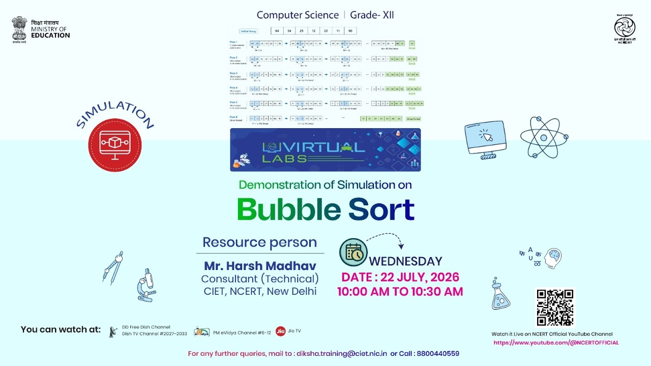 Bubble Sort Algorithm and Virtual Lab Simulation