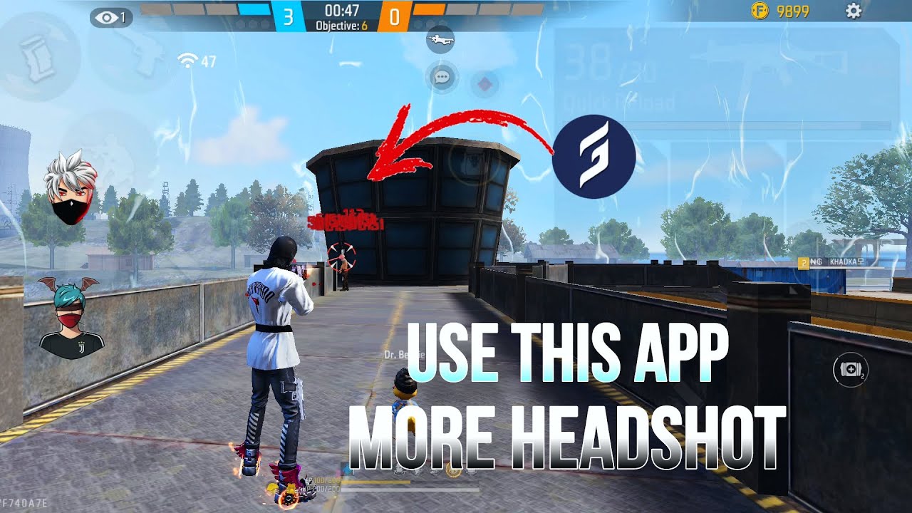 How to use goxit ff | Use THIS App to get MORE HEADSHOT in free fire