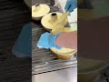 マンダリンオレンジ&チョコシフォンケーキの型流し入れ #cake #chiffoncake #シフォンケーキ