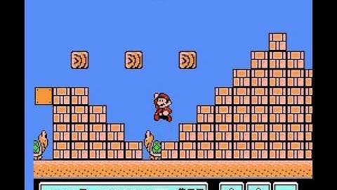 Super Mario Bros 3 (NES / Nintendo) - Vizzed.com GamePlay World 1 and 2