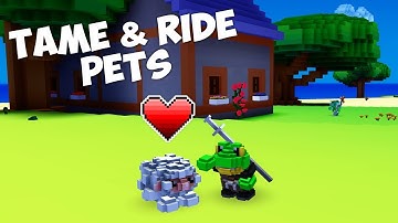 Cube World | How To Tame & Ride a Pet!