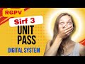 RGPV DIGITAL SYSTEM Most Important Questions 2025 | Digital System Btech 2nd Year || Only 3 UNIT PAS