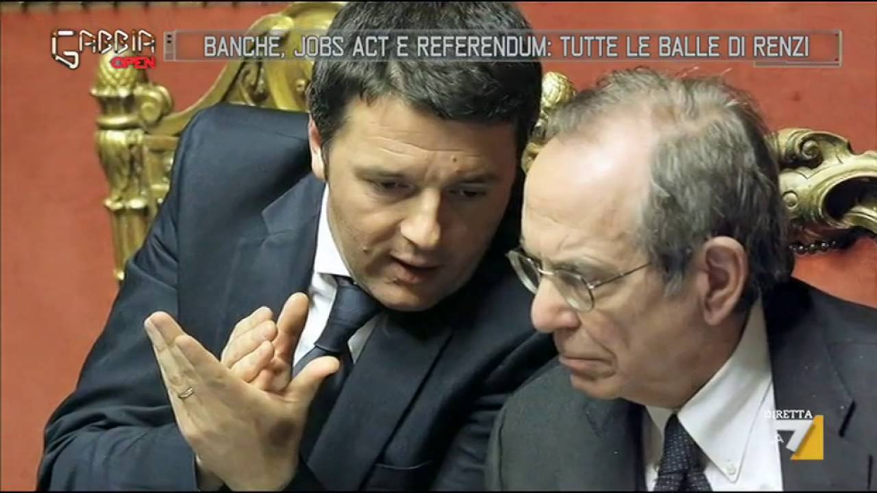 Banche, jobs act e referendum: tutte le balle di Renzi