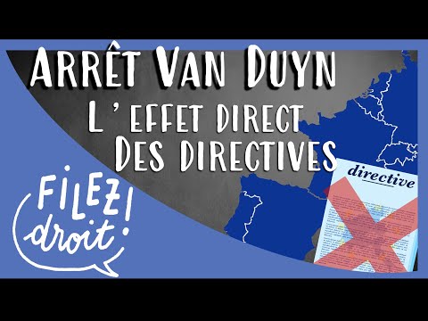 Van Duyn Case: The Direct Effect of Directives (ECJ, 12/4/1974)
