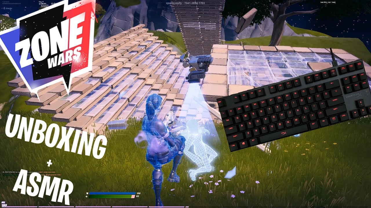 Hyperx Alloy Fps Pro ASMR UNBOXING Zone Wars