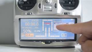 Calibration procedure after touch panel replacement on Futaba T14MZ / FX40
