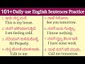 101 daily use english sentences must you learn for speaking english  english speaking practice