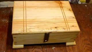 Simple wooden box without lot of power tools.