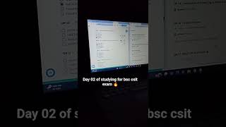 Day 02 of studying bsc csit exam 🔥 #code #motivation #cpp #exam