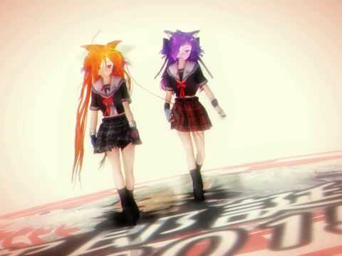【MMD】炎狼姉妹・デビュー[Shake_It_Off]：HG版_30fps