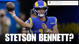What’s going on with Stetson Bennett? | Rams Place Rookie QB on Reserve / Non-Football Injury List