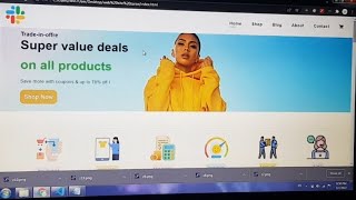 Details Build Ecommerce website using (html, css, js) Update