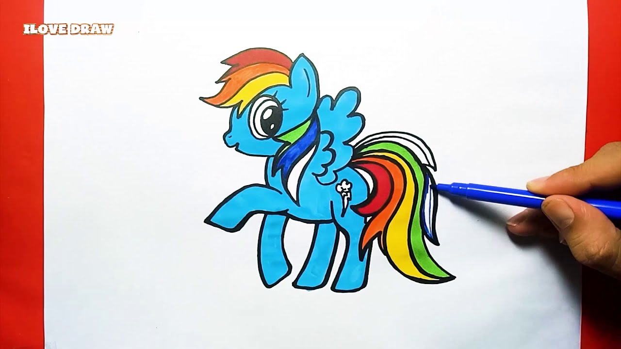 Vẽ Pony và những người bạn - How to Draw My Little... - youtube