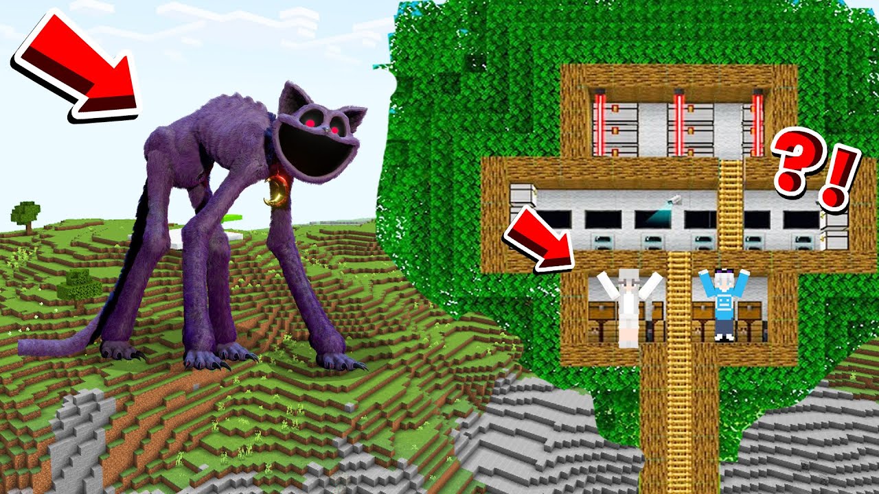 AKU & @AKUDAP MENBUAT RUMAH POHON YANG SANGAT AMAN KARENA CATNAP MENYERANG KOTA KITA!