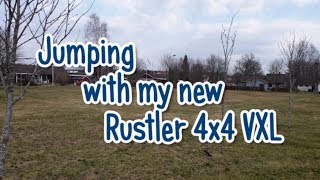 Jumping With My New Rustler 4X4 Vxl Swedish
