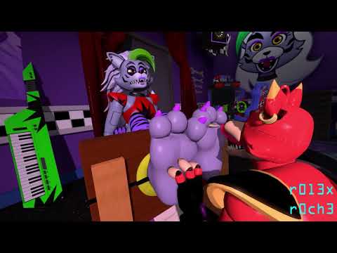 [TEN SECONDS OF TICKLE] - GLAMROCK FOXY TICKLES ROXANNE WOLF