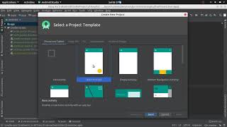 Membuat tampilan dashboard Android studio