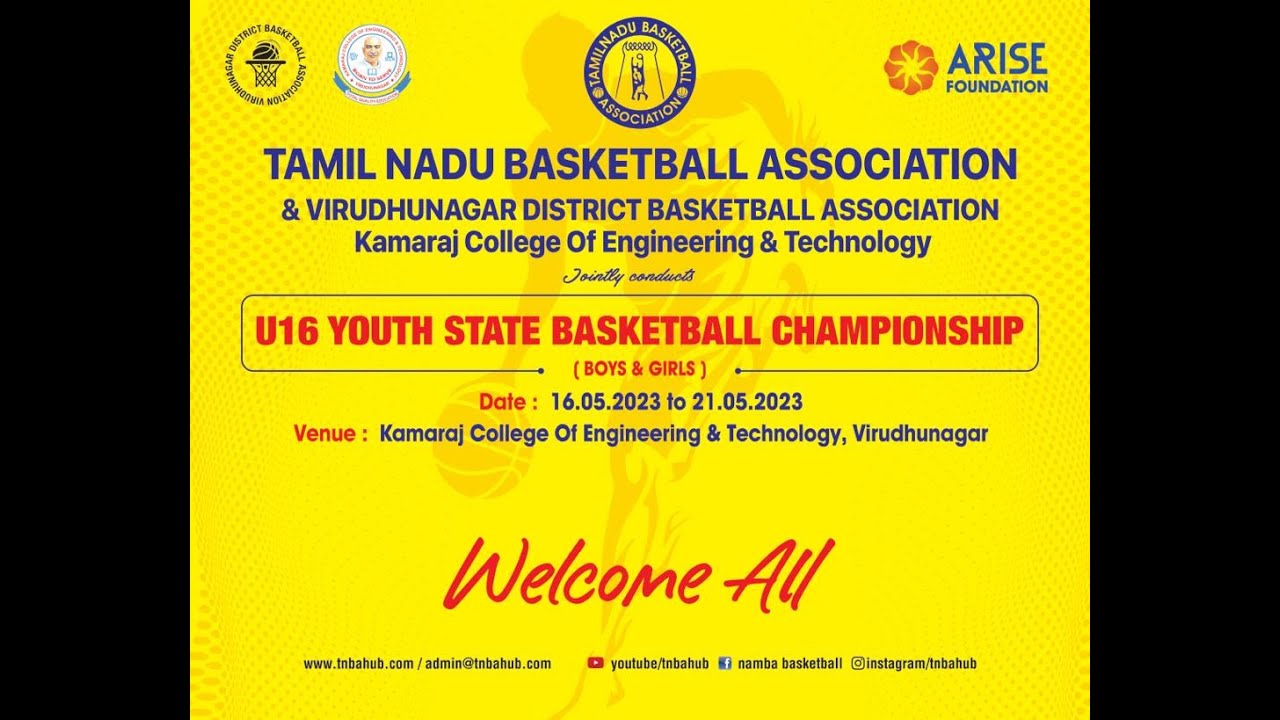 TAMIL NADU BASKETBALL ASSOCIATION U16 YOUTH STATE BASKETBALL