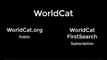 WorldCat - Introduction & Access