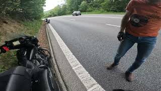 Motorcycle accident near Brno, CZ *English subtitles*
