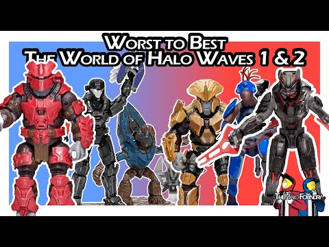 Worst to best. Ranking all World of Halo waves 1 and 2. [Halo Infinite, Jazwares]