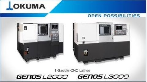 Okuma Lathe GENOS L2000 / GENOS L3000 - Promotion Video