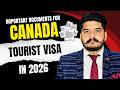 IMPORTANT DOCUMENTS FOR CANADA TOURIST & VISITOR VISA IN 2026 || CANADA VISA VERY BIG UPDATE