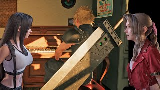 Aerith & Tifa's reaction to Cloud being a Good or Bad Piano Player - FINAL FANTASY VII REBIRTH - PS5