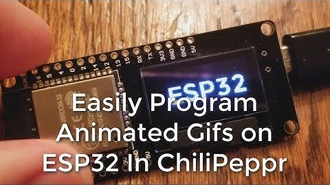 Program Animated GIFs on your ESP32 OLED