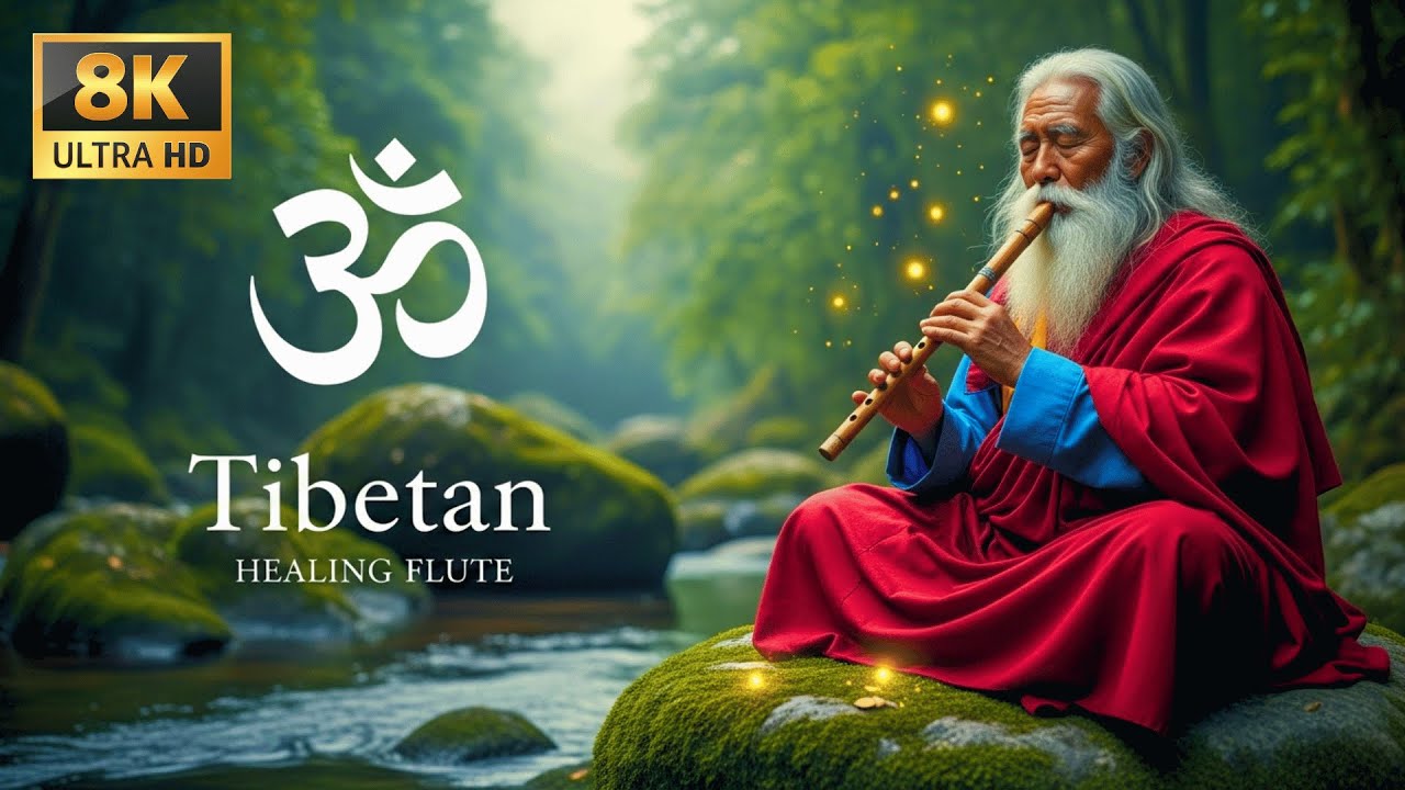 432Hz Tibetan Flute Healing 🌿 Meditation Music for Stress Relief, Sleep ...