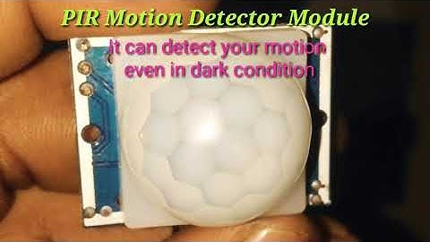 PIR(Passive infrared) motion sensor....you couldn