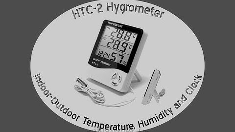 HTC-2 Temperature Humidity Digital Hygrometer with Alarm Clock | Unboxing and Uses